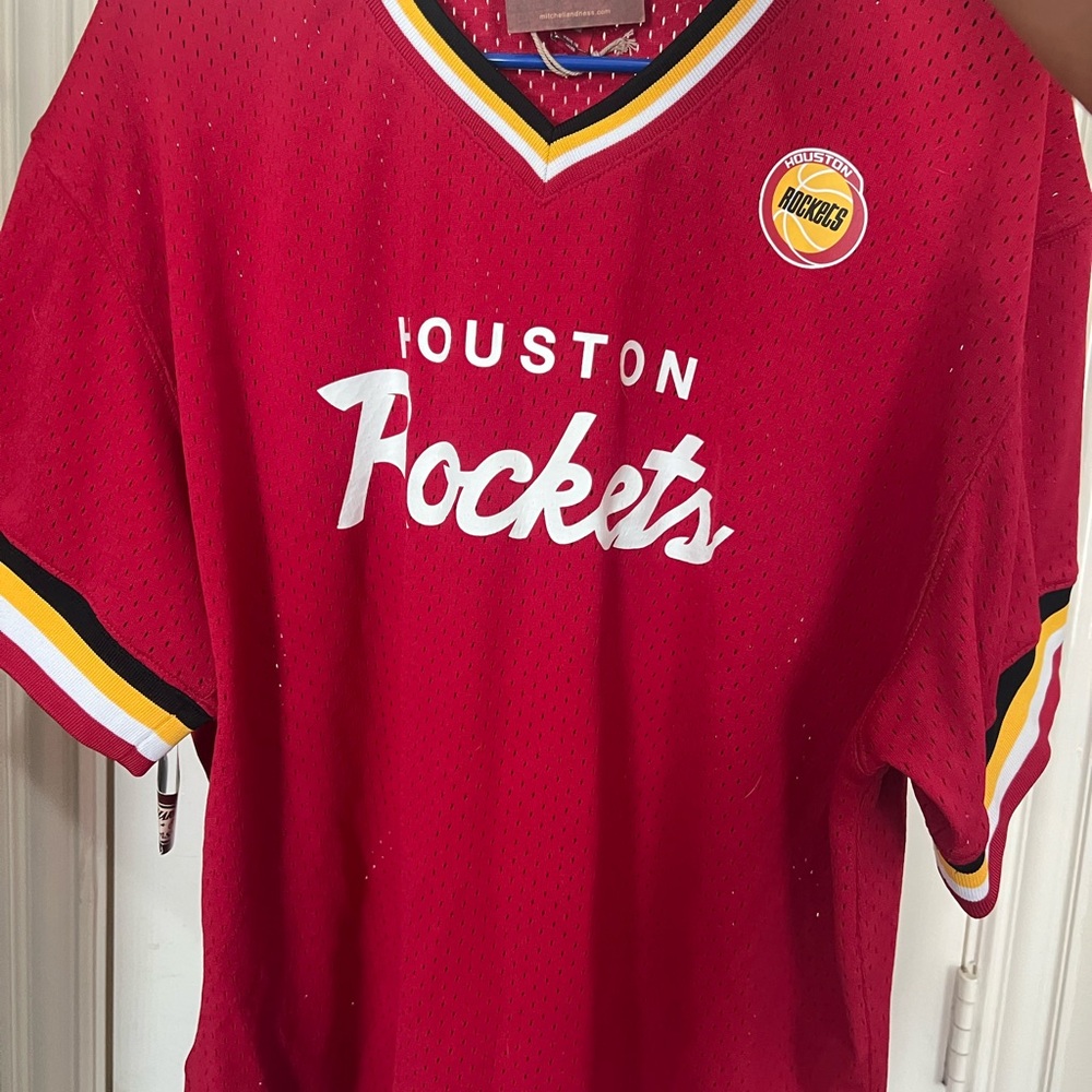 Houston Rockets Mitchell & Ness Red Jersey